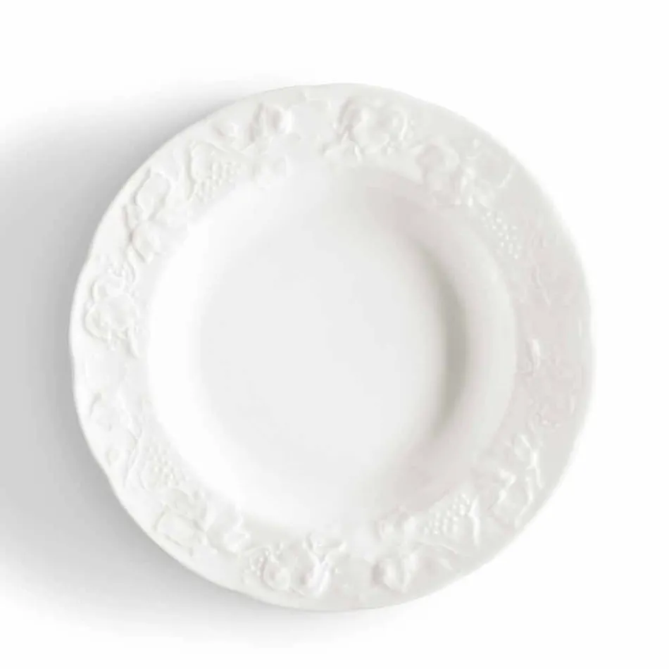 Sada 27 elegantních desek z bílého porcelánu - Gimignano Viadurini