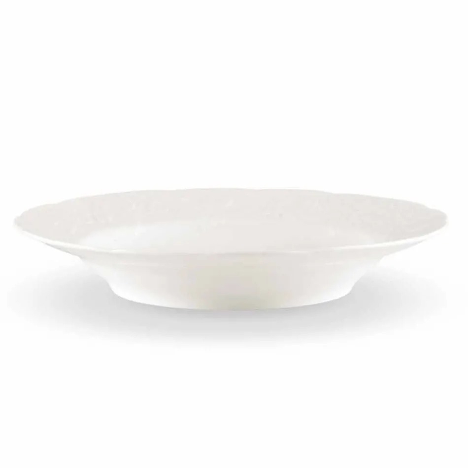 Sada 27 elegantních desek z bílého porcelánu - Gimignano Viadurini