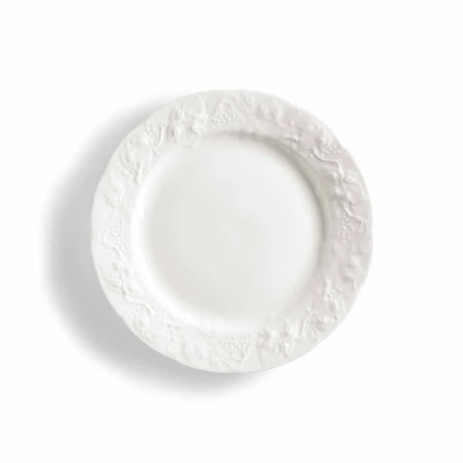 Sada 27 elegantních desek z bílého porcelánu - Gimignano Viadurini