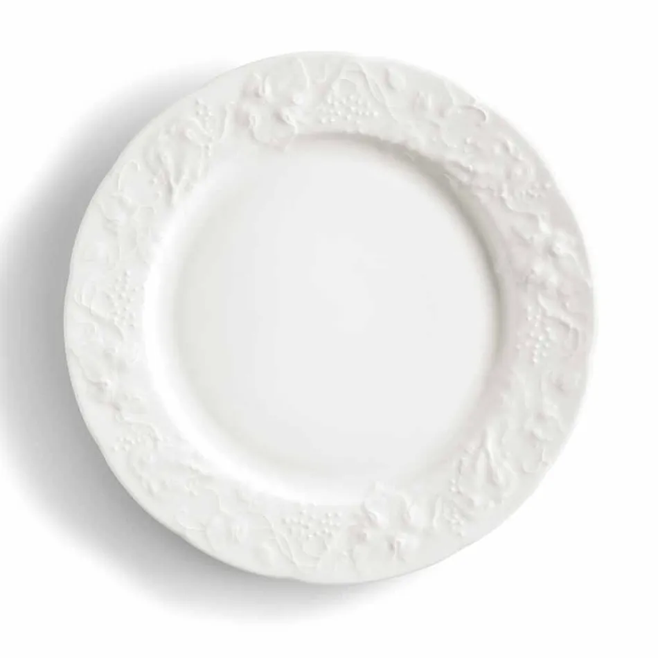 Sada 27 elegantních desek z bílého porcelánu - Gimignano Viadurini
