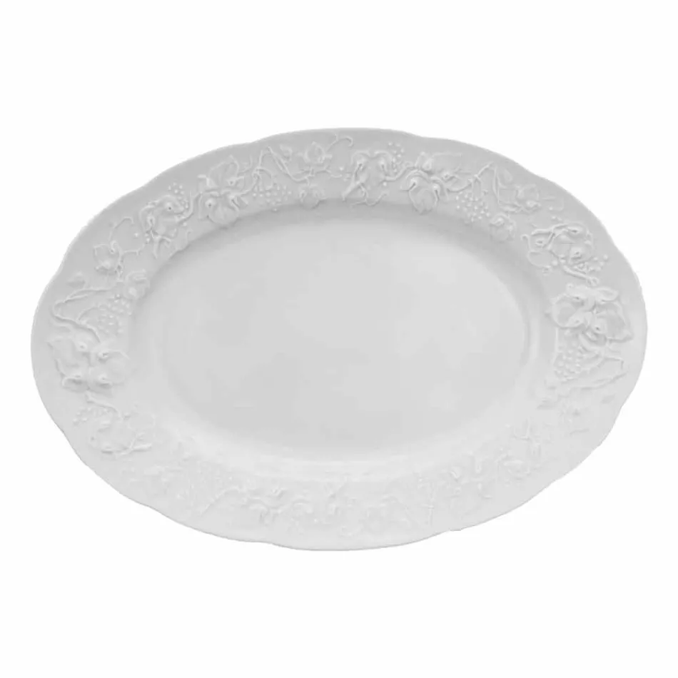 Sada 27 elegantních desek z bílého porcelánu - Gimignano Viadurini