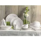Sada 27 elegantních desek z bílého porcelánu - Gimignano Viadurini