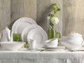Sada 27 elegantních desek z bílého porcelánu - Gimignano