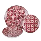 Porcelánová večeře s 18 kusy ve 2 různých provedeních - Jamais Viadurini