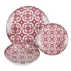 Porcelánová večeře s 18 kusy ve 2 různých provedeních - Jamais Viadurini