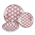 Porcelánová večeře s 18 kusy ve 2 různých provedeních - Jamais Viadurini