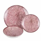 Porcelánová večeře s 18 kusy ve 2 různých provedeních - Jamais Viadurini