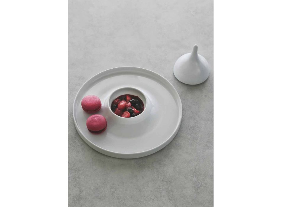 Sada moderních designových porcelánových aperitivů 8 kusů - Galatino Viadurini