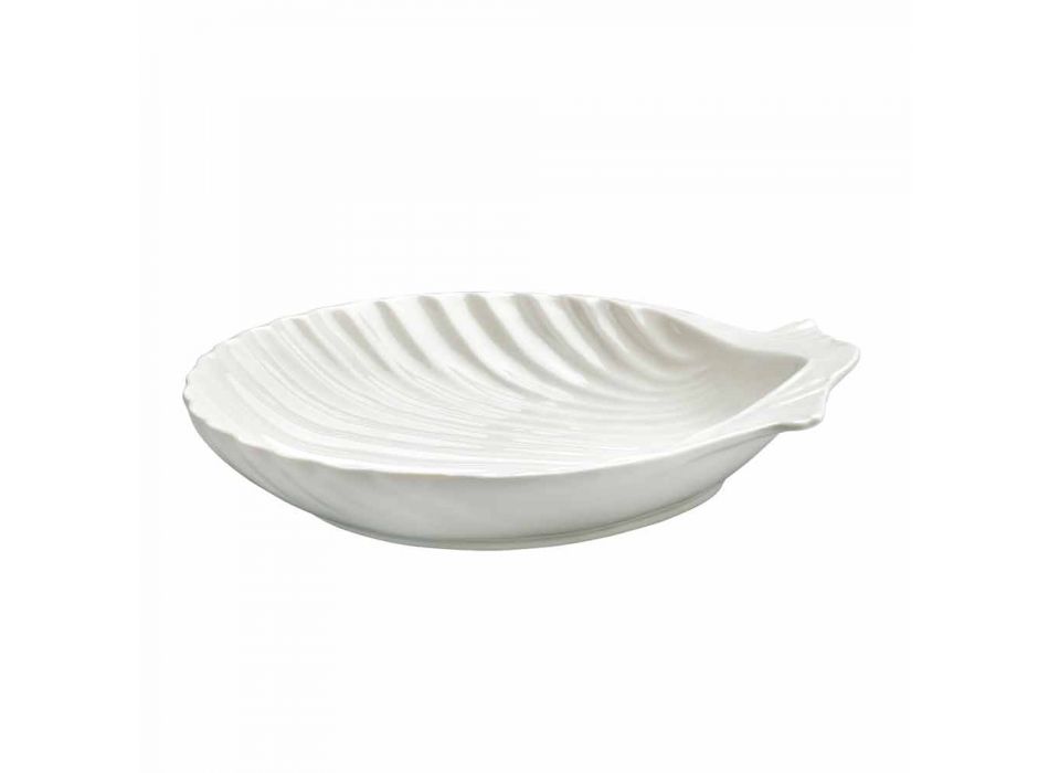 Bílé porcelánové servírovací nádobí sada 30 kusů - Nalah Viadurini
