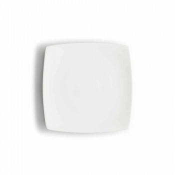 Bílý talíř s obsluhou a moderní design 26 kusů - Usima