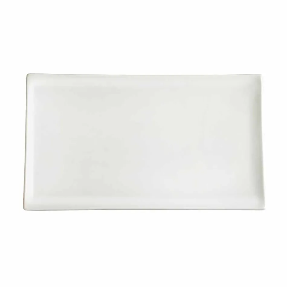 Večeře z bílého porcelánu nebo servírovací jídla - Nalah Viadurini