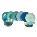 Servis nádobí v odstínech tvrdé dolomitské modré 18 kusů – Abruzzo