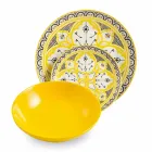 Etnické nádobí servis v porcelánu a barevné a moderní kamenina 18 kusů - Fez Viadurini