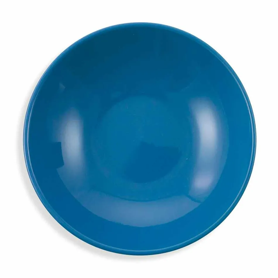 Etnické nádobí servis v porcelánu a barevné a moderní kamenina 18 kusů - Fez Viadurini