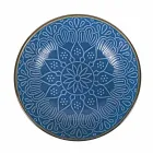 Servírování jídla v tvrdé dolomitové šedé, světle modré nebo modré 18 kusů - arabské Viadurini