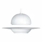 Moderní a elegantní večeře v porcelánu, 24 kusů - dalekohled Viadurini