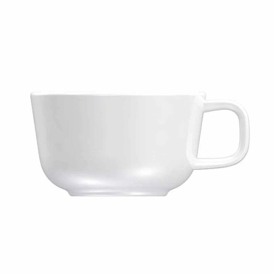 Šálek a podšálek s porcelánovou konvicí a džbánem na mléko 14 kusů - Arctic Viadurini