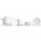 Šálek a podšálek s porcelánovou konvicí a džbánem na mléko 14 kusů - Arctic Viadurini
