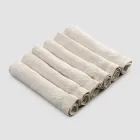 Elegantní lněné ubrousky se skládacím okrajem, 6 barevných kusů – Onestini Viadurini