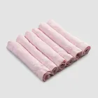 Elegantní lněné ubrousky se skládacím okrajem, 6 barevných kusů – Onestini Viadurini