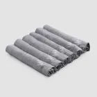 Elegantní lněné ubrousky se skládacím okrajem, 6 barevných kusů – Onestini Viadurini