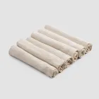 Elegantní lněné ubrousky se skládacím okrajem, 6 barevných kusů – Onestini Viadurini