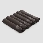 Elegantní lněné ubrousky se skládacím okrajem, 6 barevných kusů – Onestini Viadurini