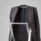 Skládací pokojový komorník z průhledného akrylového křišťálu - Stecla Viadurini