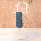 Designový servisovaný stojan z lakované oceli RAL vyrobené v Itálii - Arcano Viadurini