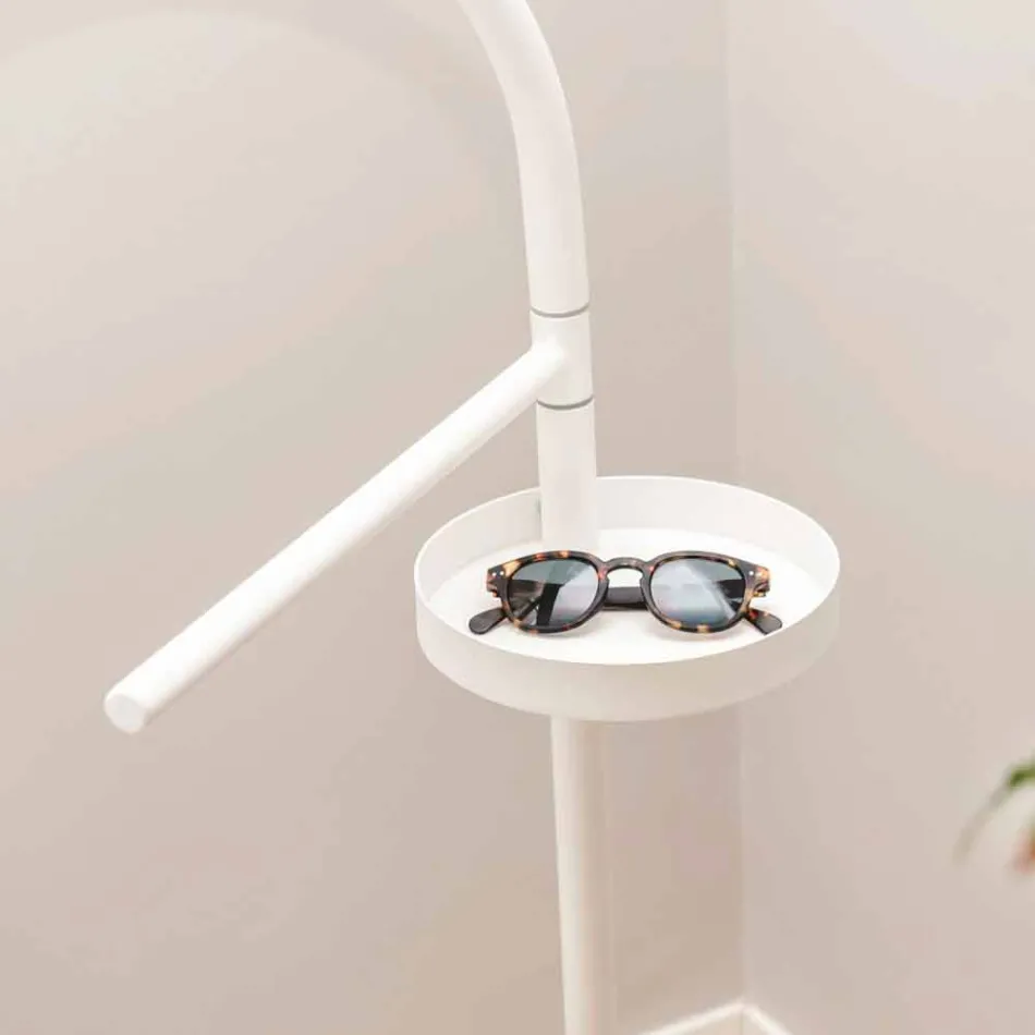 Moderní servisovaný stojan v lakované oceli RAL v provedení Made in Italy - Mirello Viadurini