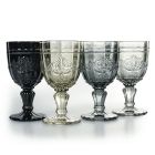 Sada 12 skleněných pohárů 265 ml s dekorací Arabesque - Arabic Viadurini