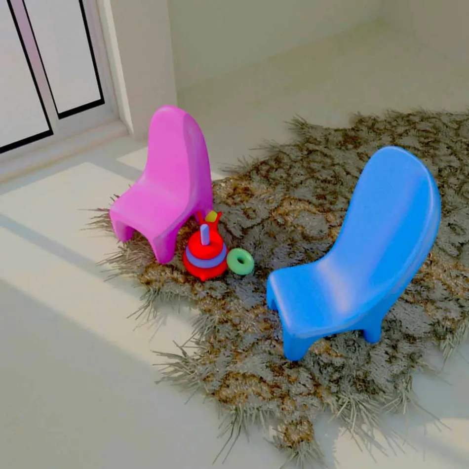 Set 2 dětské židle Loriblanche vyrobené v Itálii Viadurini