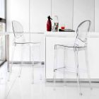 2. září moderní stolice průhledné polykarbonátové elegantní Bosa Viadurini