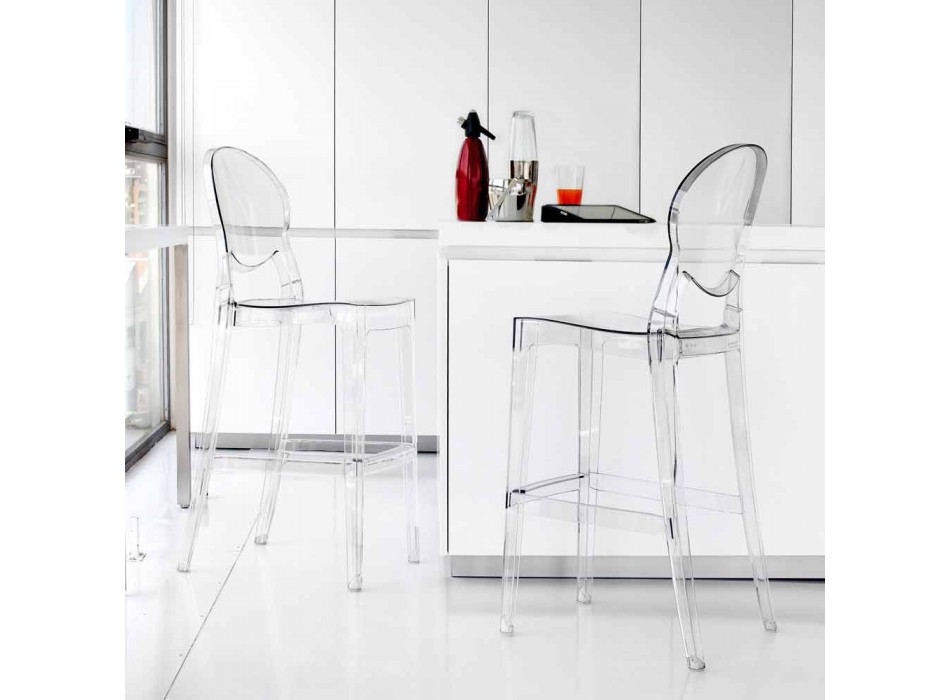 2. září moderní stolice průhledné polykarbonátové elegantní Bosa Viadurini