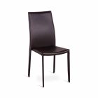 4.září moderní židle Joy imitace kůže, zcela pokryty Viadurini