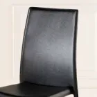 4.září moderní židle Joy imitace kůže, zcela pokryty Viadurini