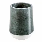 Moderní koupelnové doplňky v pestrém Bombei zeleném mramoru Viadurini