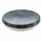 Moderní koupelnové doplňky v pestrém Bombei zeleném mramoru Viadurini