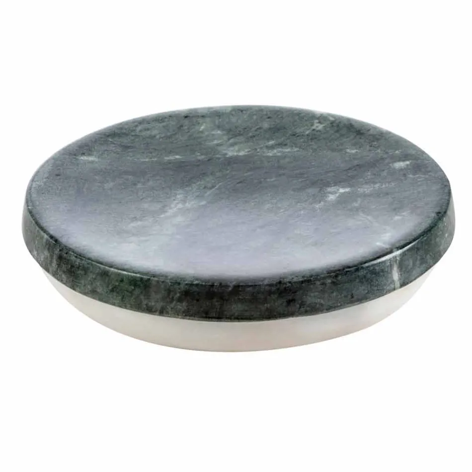 Moderní koupelnové doplňky v pestrém Bombei zeleném mramoru Viadurini