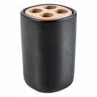 Moderní koupelnové doplňky Carsoli keramické a dřevěné Viadurini