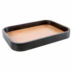 Moderní koupelnové doplňky Carsoli keramické a dřevěné Viadurini