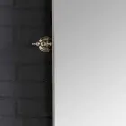 Koupelová sada s dvojitým konzole v bílé keramické lineární strukturu Viadurini