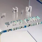 Noční soupravy moderního designu v metakrylátu Vyrobeno v Itálii - Leielui Viadurini