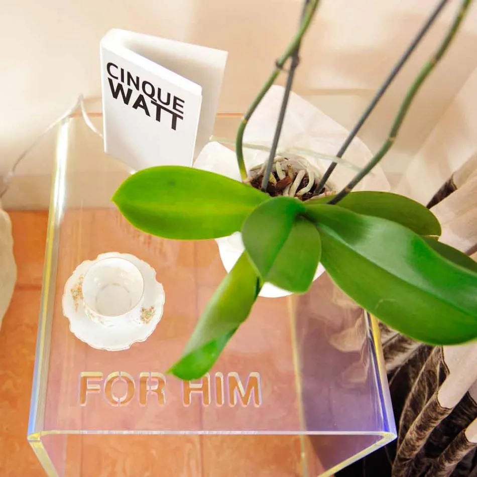 Noční soupravy moderního designu v metakrylátu Vyrobeno v Itálii - Leielui Viadurini