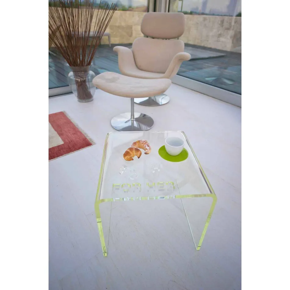 Noční soupravy moderního designu v metakrylátu Vyrobeno v Itálii - Leielui Viadurini