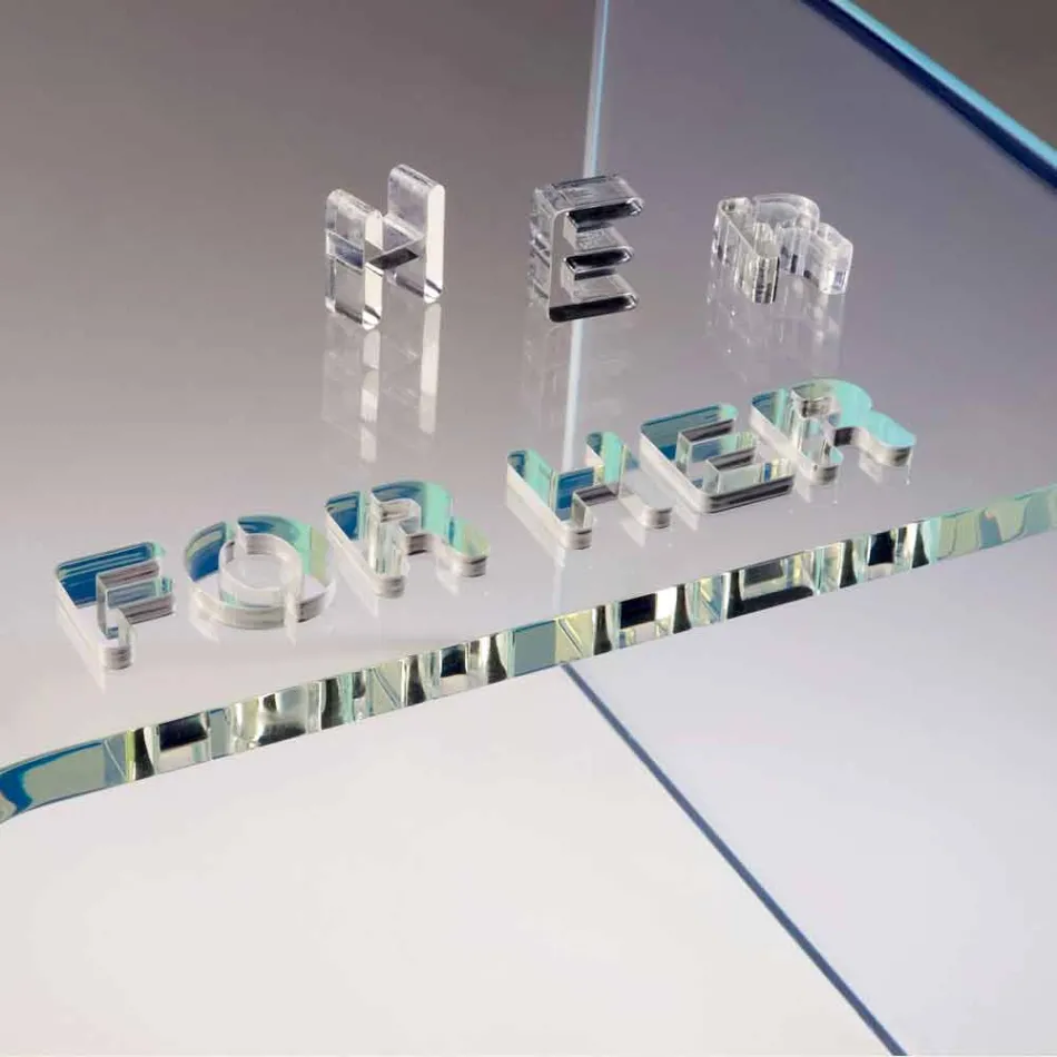 Noční soupravy moderního designu v metakrylátu Vyrobeno v Itálii - Leielui Viadurini