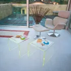 Noční soupravy moderního designu v metakrylátu Vyrobeno v Itálii - Leielui Viadurini