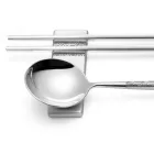 Sada sestávající z ovocné lžíce, hůlek a podložky na příbory s origami - Ósaka Viadurini