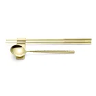 Sada sestávající z ovocné lžíce, hůlek a podložky na příbory s origami - Ósaka Viadurini