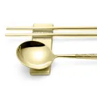 Sada sestávající z ovocné lžíce, hůlek a podložky na příbory s origami - Ósaka Viadurini